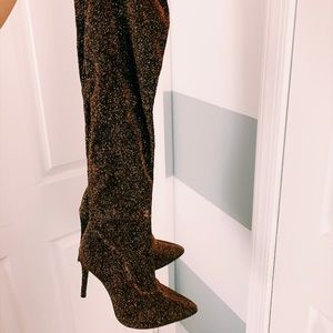 NWOT Knee High Heeled Boots